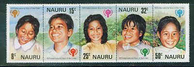 NAURU Scott 201-5a complete 1979 MNH** strip CV$1.90