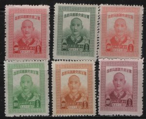 CHINA,  722-727 MNH    SET