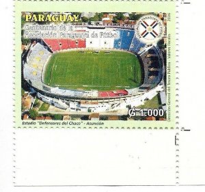 PARAGUAY 2006 NATIONAL FOOTBALL ASSOCIATION STADIUM 1 VALUE COMPLETE MINT NH