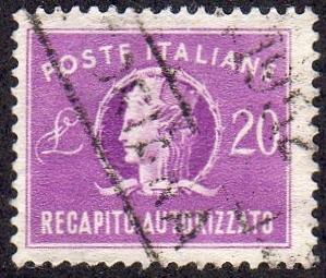 Italy EY9 - Used - 20L Italia / Special Delivery (1952) (cv $0.60)