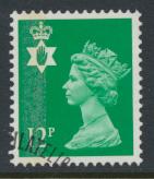 Northern Ireland SG NI35 SC# NIMH18 Used  with first day cancel 12p Machin