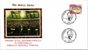 Vatican FDC 1982 - SS J Paul II Special Cancel Funchal- Golden Series - F30882