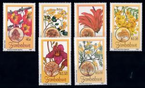 [67037] Zimbabwe 1996 Flora Flowers Blumen Trees  MNH