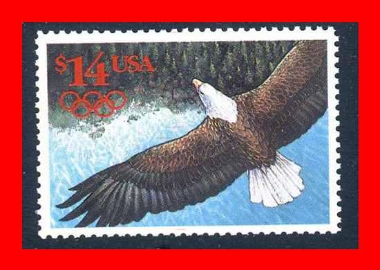 U.S. 1991 #2542, $14 eagle issue  --  MNH