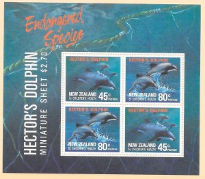 NEW ZEALAND Sc#B140a Souvenir Sheet Mint Never Hinged