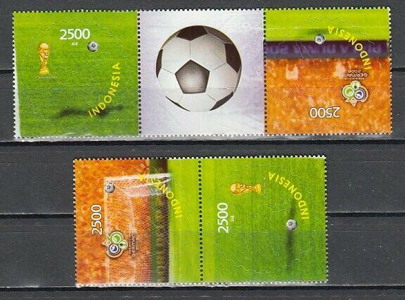 Indonesia, Scott cat. 2087 A-D. Germany`s World Cup Soccer/Football issue.