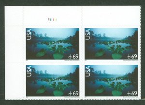 United States #C142 Mint (NH) Plate Block (Landscapes)