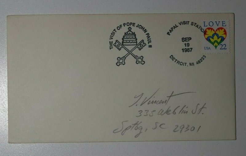 MIchigan Stamp Club Exhibition Detroit MI Arabian Room Philatelic Expo Cover 