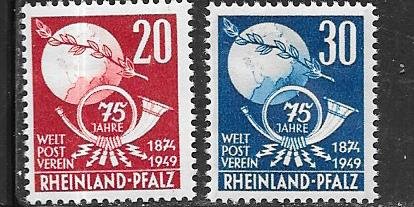 Germany -Rhine Palatinate #6N41-6N42  (MNH  CV$10.50