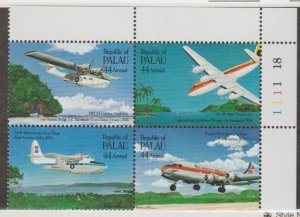 Palau Scott #C13a Stamps - Mint NH Plate Block