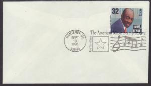 US Eubie Blake 1995 Uncachted Pictorial U/A FDC BIN