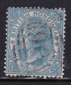 Album Treasures British Honduras Scott # 1   1p  Victoria  Very Fine Used