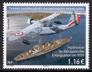 TAAF FRANCE ANTARCTIC 2023 AIRCRAFTS AVIONS HYDRAVION SHIP FSAT