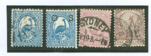 New South Wales #78/O25/81a/82c Used Single