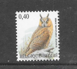 BIRDS - BELGIUM #2220A  OWL MNH