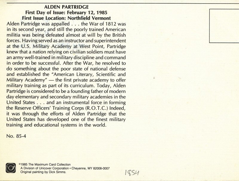 USA 1985 MAXIMUM CARD COLLECTION     (08)