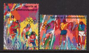 UN Geneva 289-290 Sports MNH VF