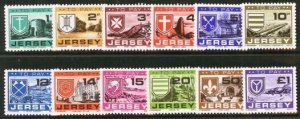 $1 World MNH Stamps (1250), Jersey Scott J21-32, Tax Revenue MNH