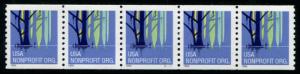 3207 US (5c) Wetlands coil Lrg Hole PNC/5 pl #S1111, MNH w/o back#