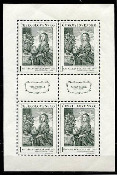 Czechoslovakia 1966 5 Mini  Sheets Sc 1435-9 Mi 1668-2 MNH Klienbogen Art CV ...