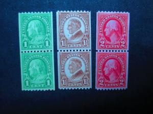 US #604-06 Mint Never Hinged - WDWPhilatelic (XG) 