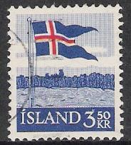 Iceland #313 Flag Used