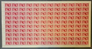 New Zealand #223-5* NH  Sheets of 120  CV $270.00+  1937 Coronation Showpieces!