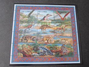 Gambia 1995 Sc 1065-6 Dinosaurs set MNH