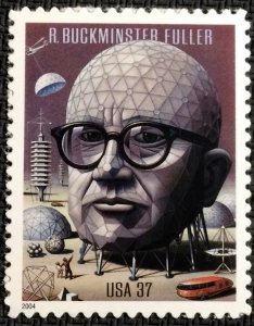 USA 2004 -  Buckminster Fuller - 37c  - MNH # 3870