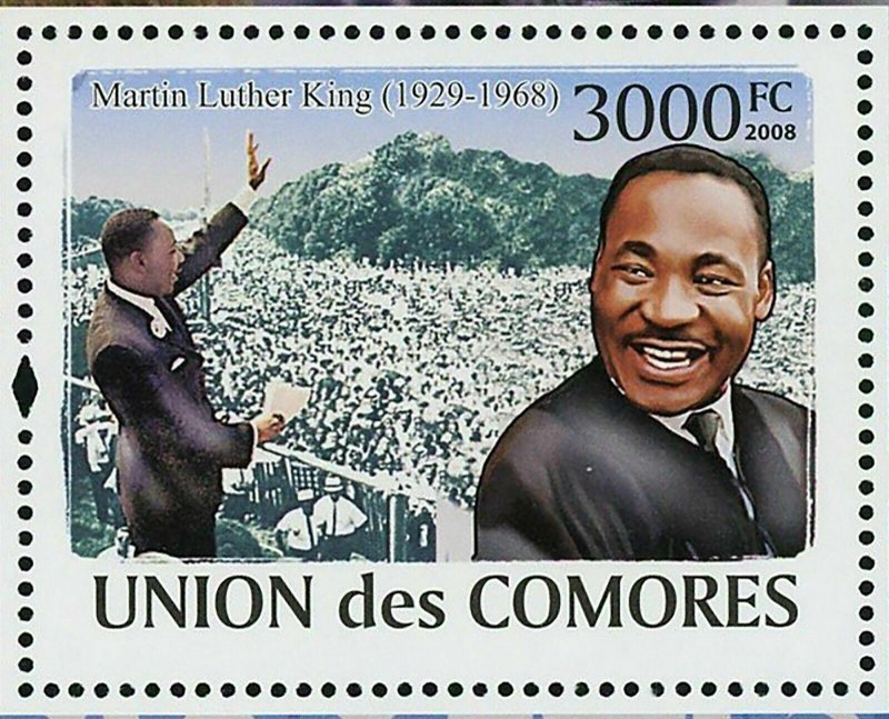 Humanists Stamp Martin Luther King Jr. Nelson Mandela S/S MNH #1980 / Bl.454 