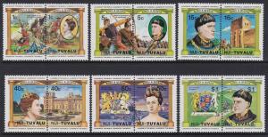 Tuvalu Nui 1984 British Monarchs 25-30 MNH