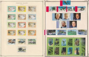 NORFOLK ISLAND - INTERESTING MINT COLLECTION ON PAGES - $200+ CAT VALUE - Z504