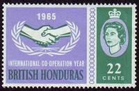 British Honduras SG#225 Mint - 1965 22c.  - ICY Emblem -