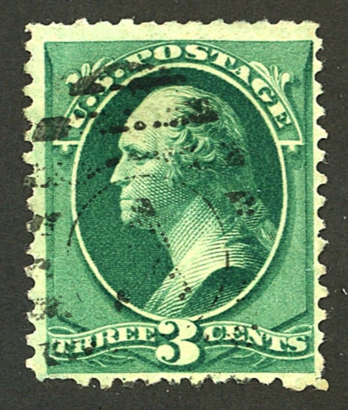 U.S. #184 USED CREASE