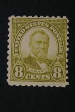 United States #589 8 Cent Grant Perf 10 1926 MNH