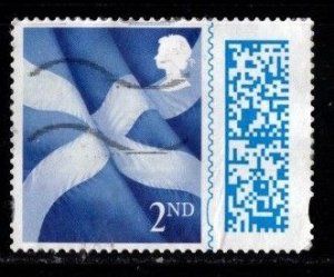 Scotland - 2022 National Flag Barcoded (Off Paper) - Used