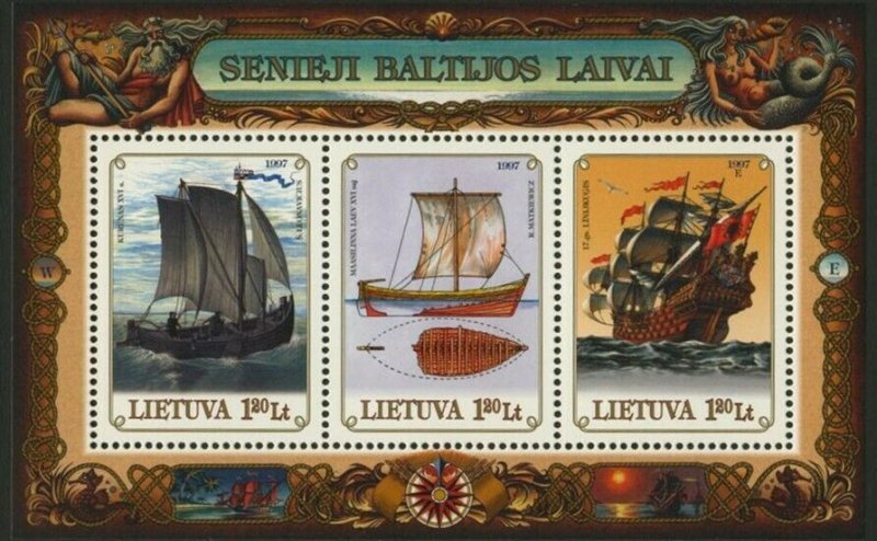Lithuania 572 MNH Old Ships of the Baltic