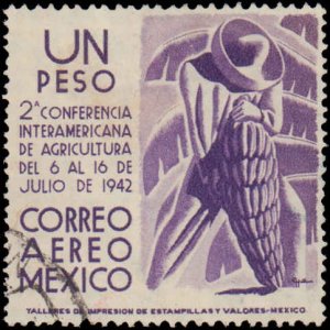 Mexico #C126-C128, Complete Set(3), 1942, Food, Used