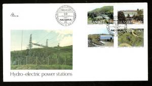 Transkei 1986 Hydroelectric Power Stations River Wind Energy Sc 175-8 FDC # 1...