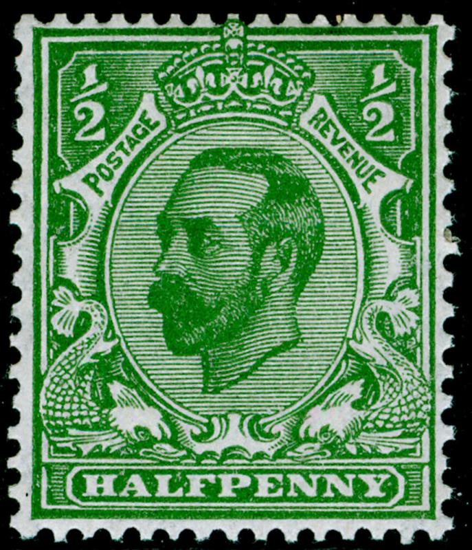 SG335 SPEC N3(1), ½d green, M MINT. Cat £40. WMK ROYAL CYPHER (MULTIPLE)