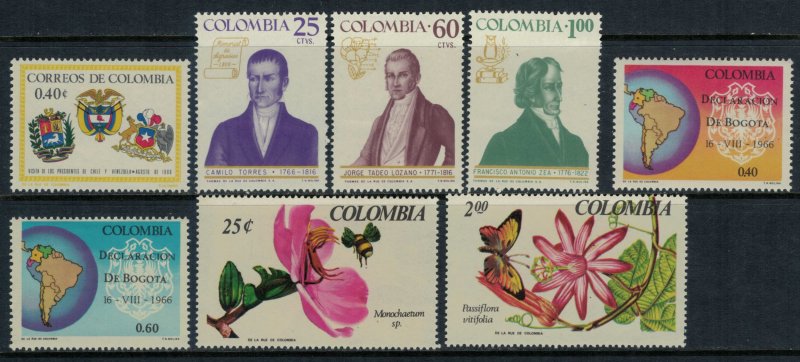 Colombia #762-9*  CV $4.80