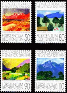 Scott #960-3 Swiss Confederation MNH