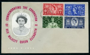 UK Great Britain PTS/BPA Queen Elizabeth II Coronation GORGEOUS clean FDC