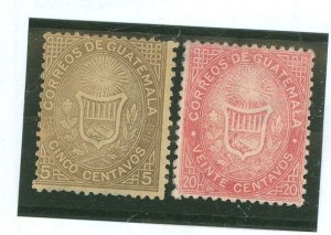 Guatemala #2/4 Unused Single