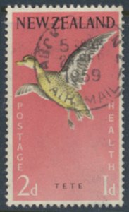 New Zealand SG 726 SC# B57  Used   Health 1959 Birds see details & scans    