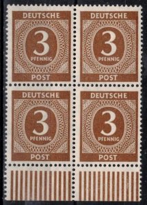 Germany - Allied Occupation - Scott 532 Block MNH