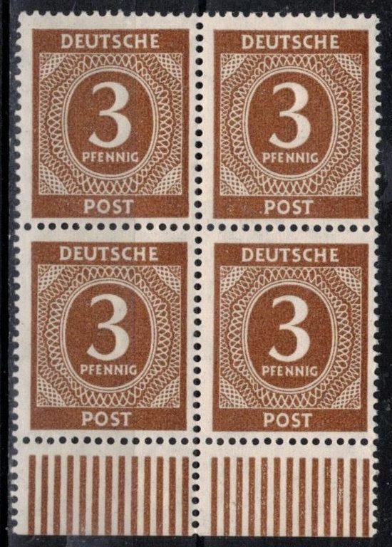 Germany - Allied Occupation - Scott 532 Block MNH