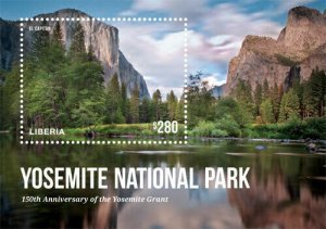 Liberia - 2013 - YOSEMITE NATIONAL PARK - Souvenir Sheet - MNH