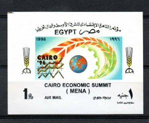 1996 - Egypt - Economic Summit, Cairo- MENA - Imperforated block- MNH** 