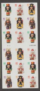 U.S. Scott #4368-4371 Christmas Nutcracker Stamps - Mint NH Booklet